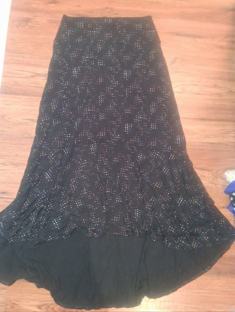 Apt. 9 Black High-Low Maxi Skirt